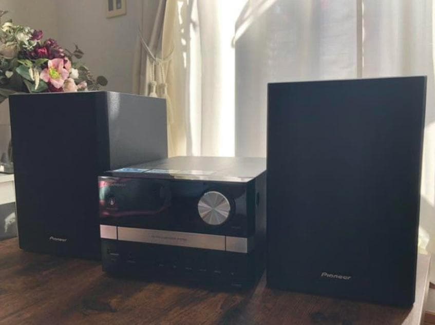 【美品】Pioneer X-EM22 CDミニコンポ Bluetoothブラック