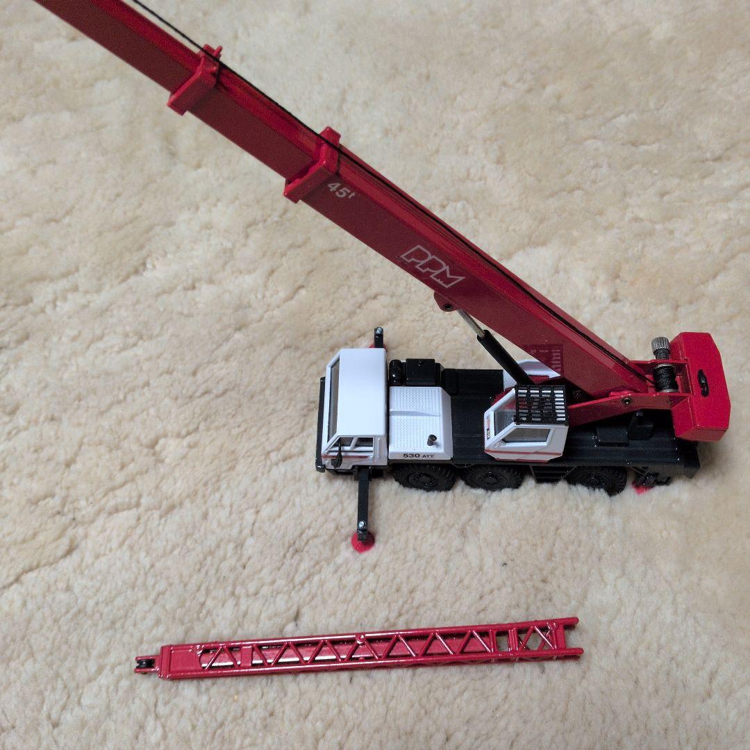 【値下げ】530 ATT 赤いクレーン付きミニカー