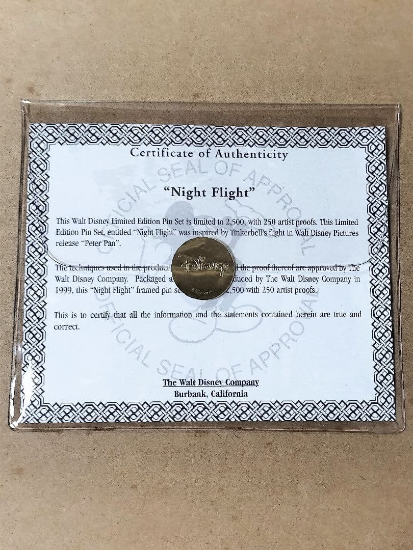 L*J様 ディズニー　ティンカーベル　ピンバッジ絵画　限定2500　ピーター・パ