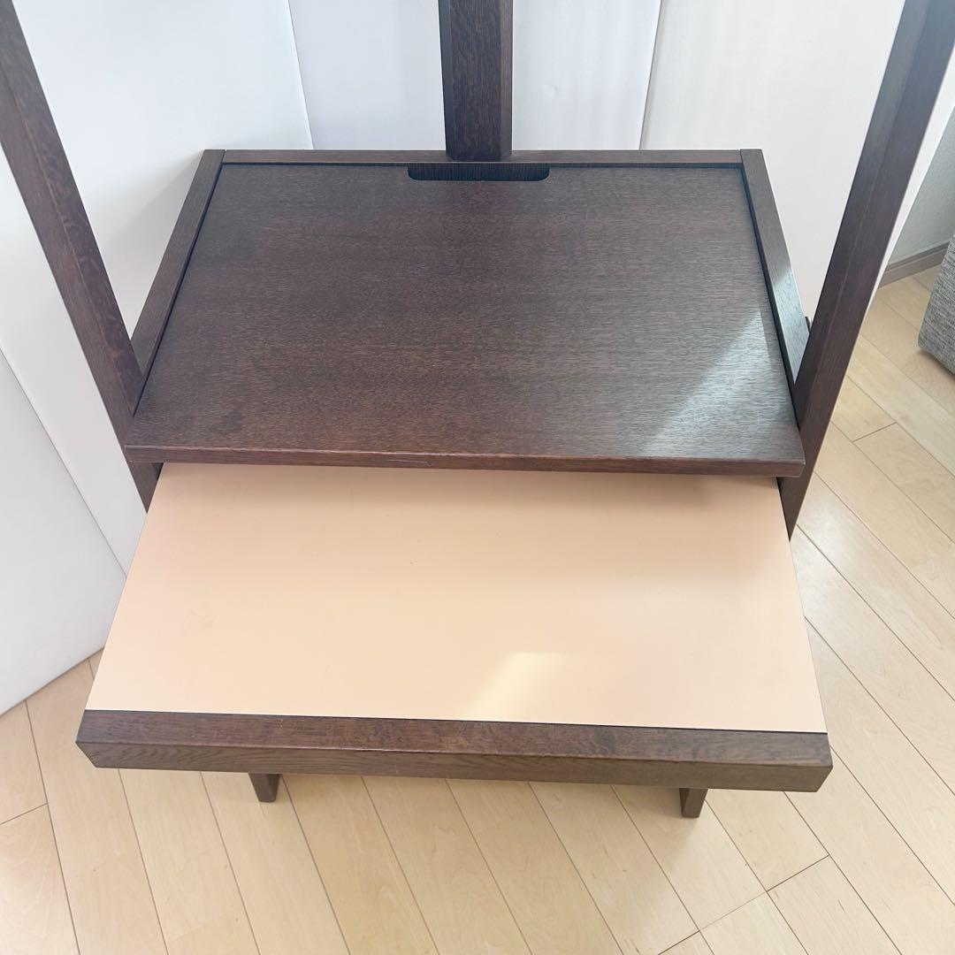 karimoku カリモク　パソコンラック パソコンデスク　オーク　コンセント6