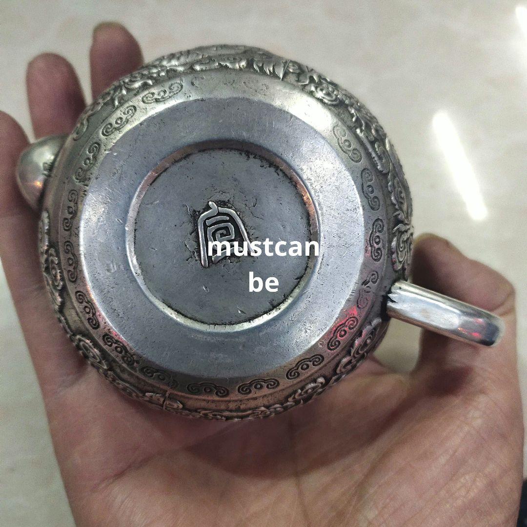 銅製 龍鳳徳利 茶壺 茶器 装飾品 工芸品 置物