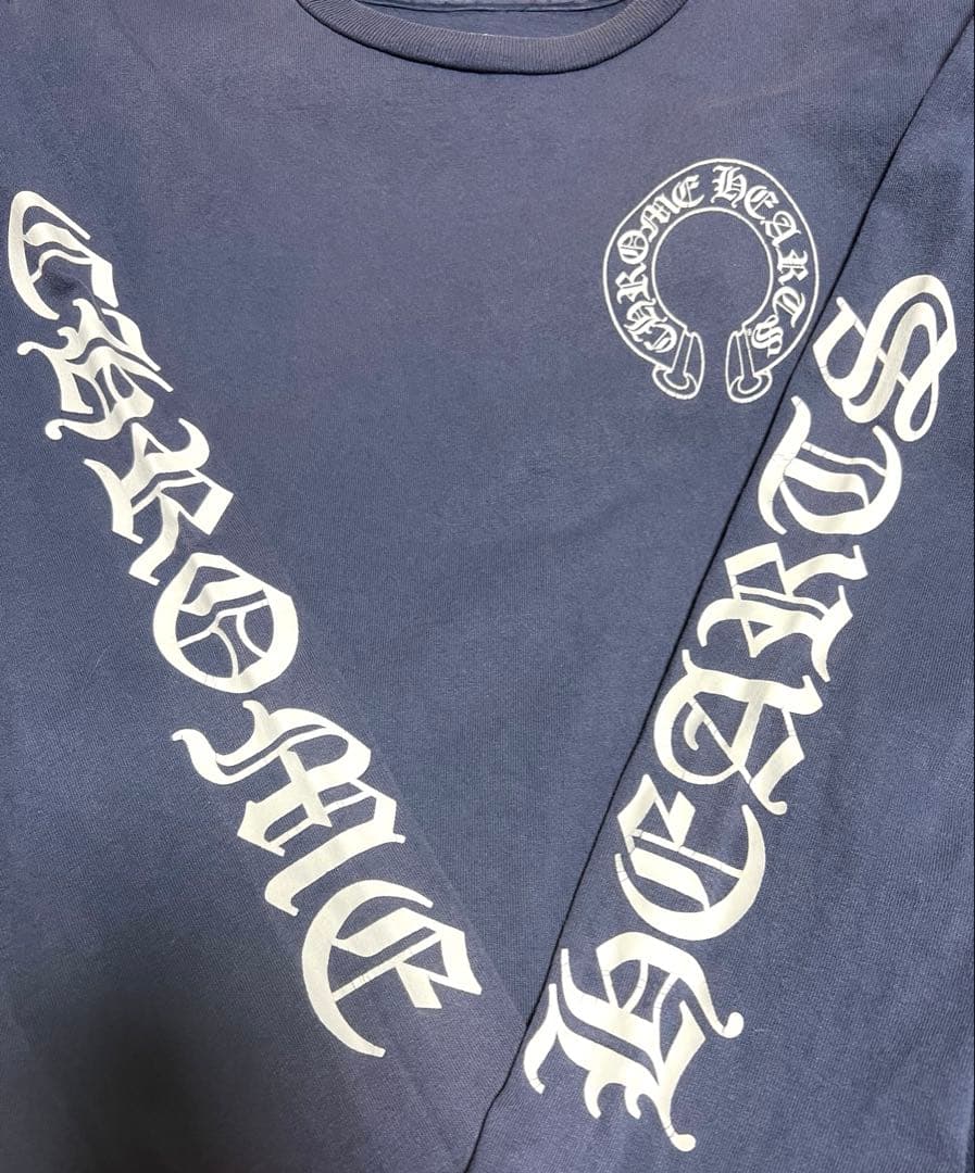 クロムハーツ　マッティボーイ　長袖Tシャツ　ロンT ネイビー