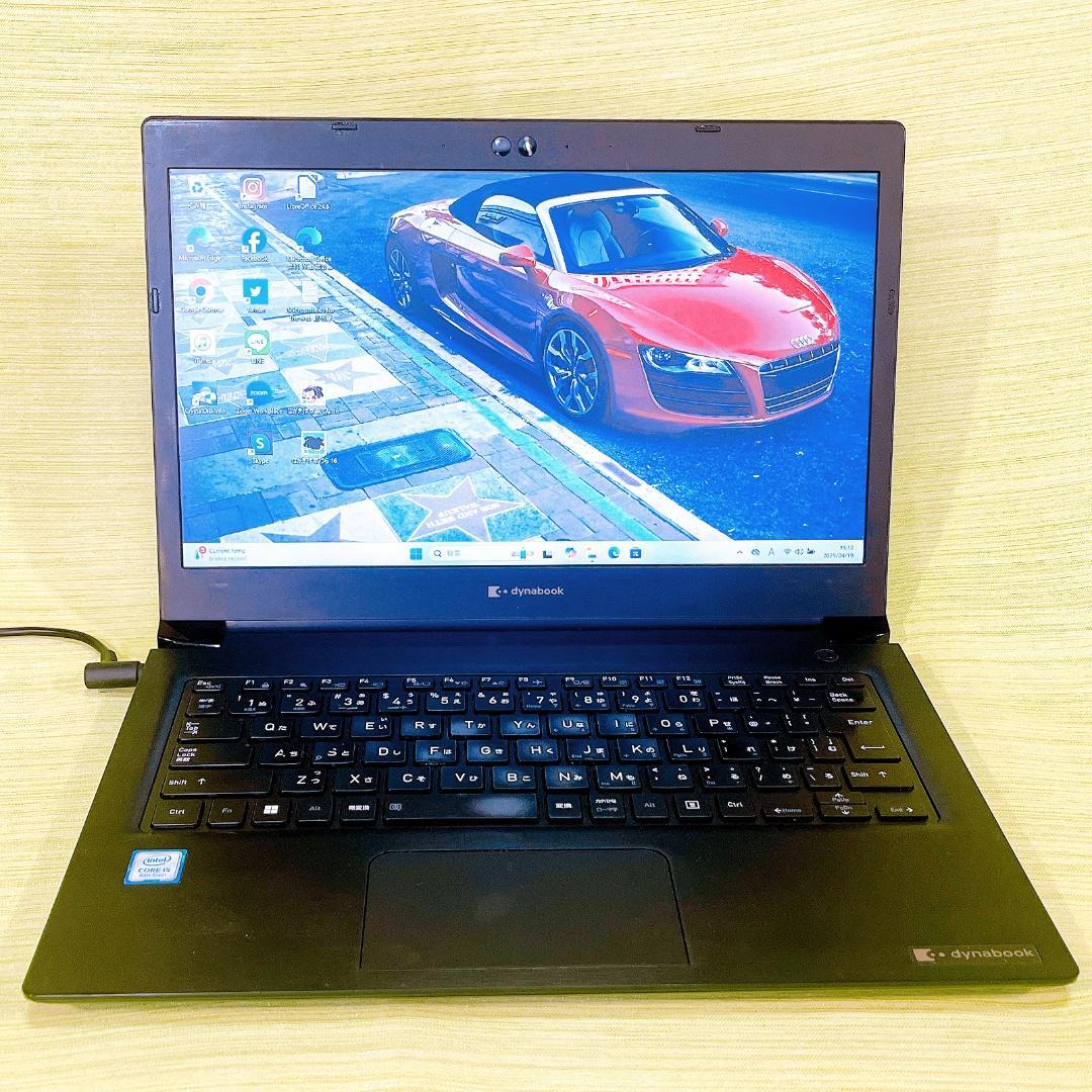 薄型⭐️携帯性抜群❗️バッテリー良好❗爆速SSD256GB✨メモリ8GB