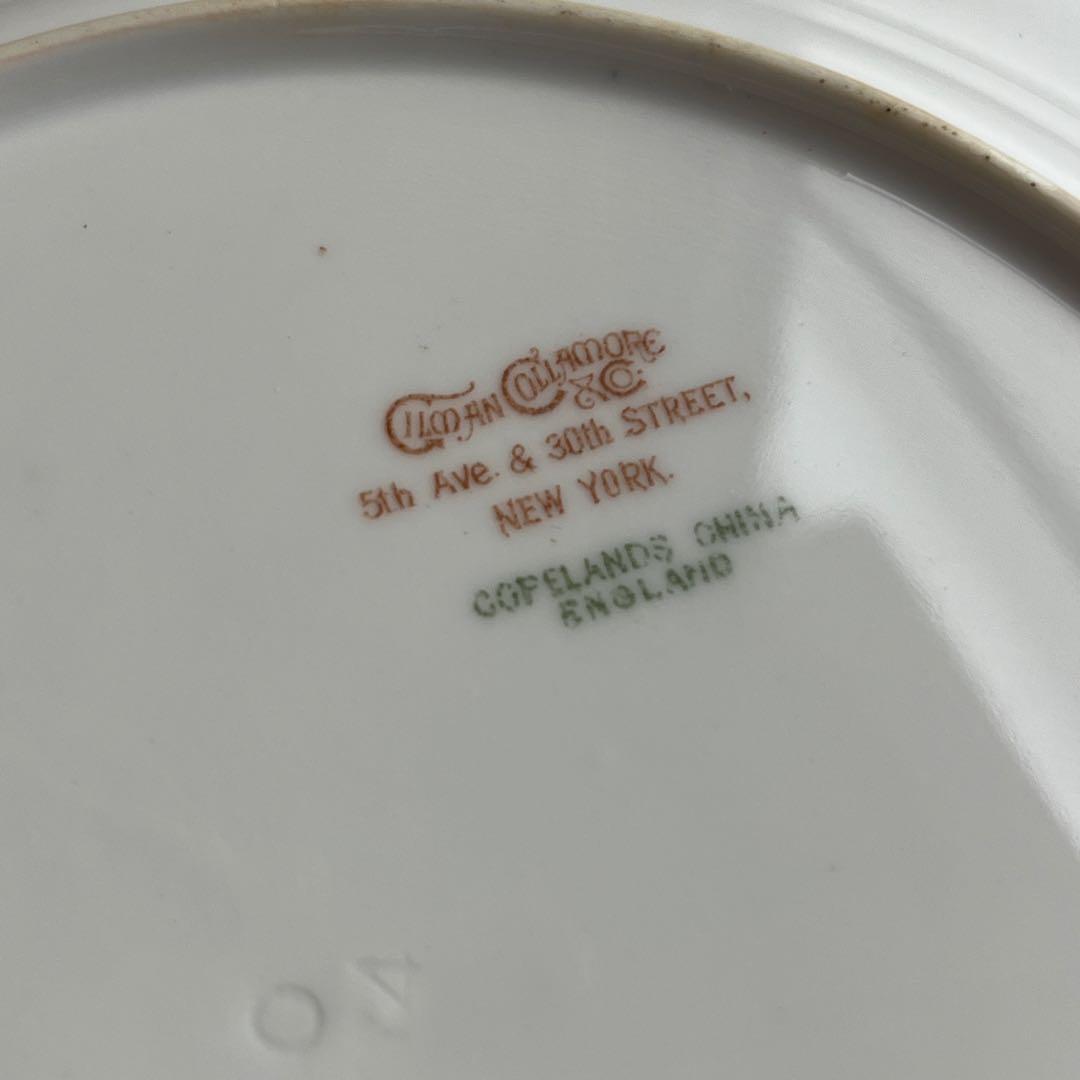 アンティーク プレート お皿 コープランド コラモア イギリス アメリカ