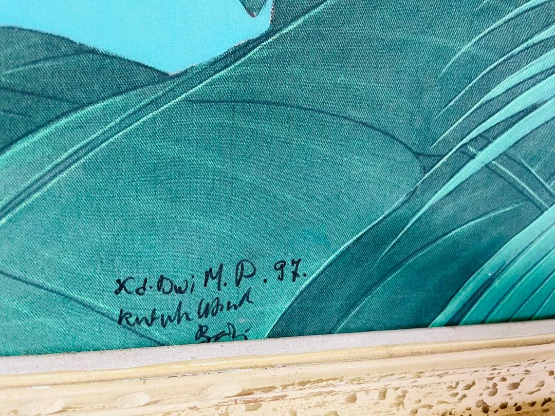 #バリ島#ウブドゥ#絵画#鳥#アート#インテリア#癒し