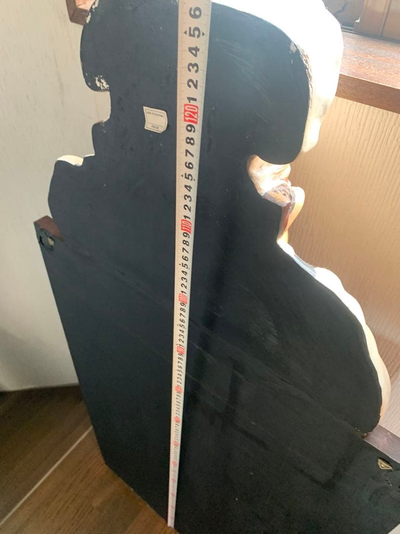 木彫り　メニューボード　黒板　アンティーク　シェフ　おじさん　激レア！　入手困難