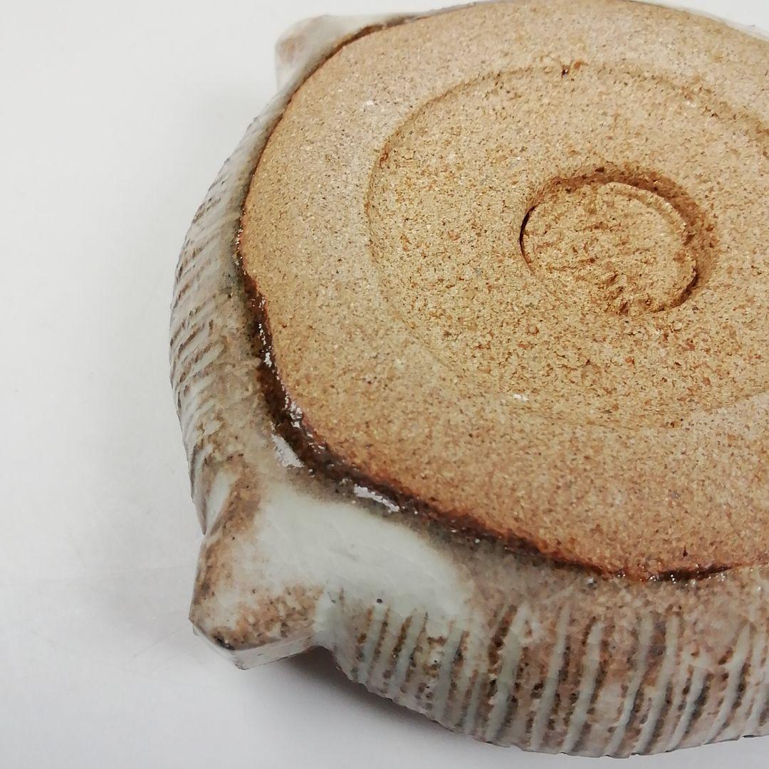 Ｗ９６　香合　『萩　糸巻　香合』『十二代　田原陶兵衛 造』　共箱　茶道具