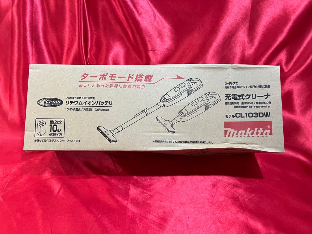 マ*エ様 Makita 充電式クリーナ　CL103D（新品未使用）オレンジ色　1