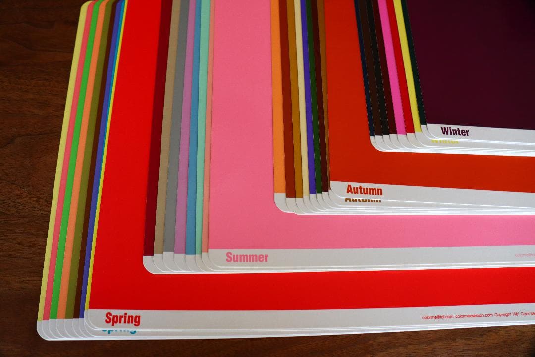 パーソナルカラー診断　パーフェクトカラー・チンボードカード【36色】