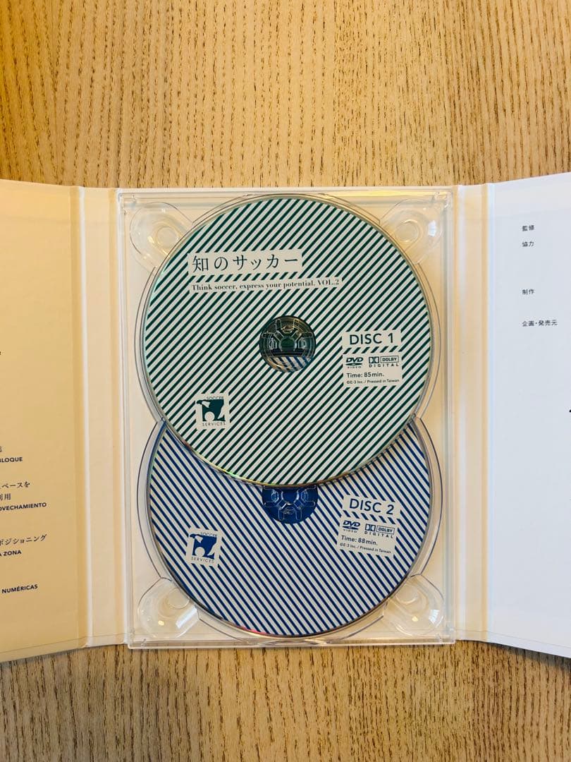 知のサッカー第1巻＋2巻＋3巻 DVD