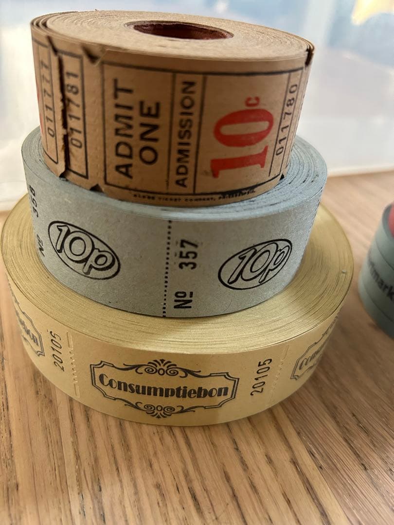 ロールチケット　8ロールセット