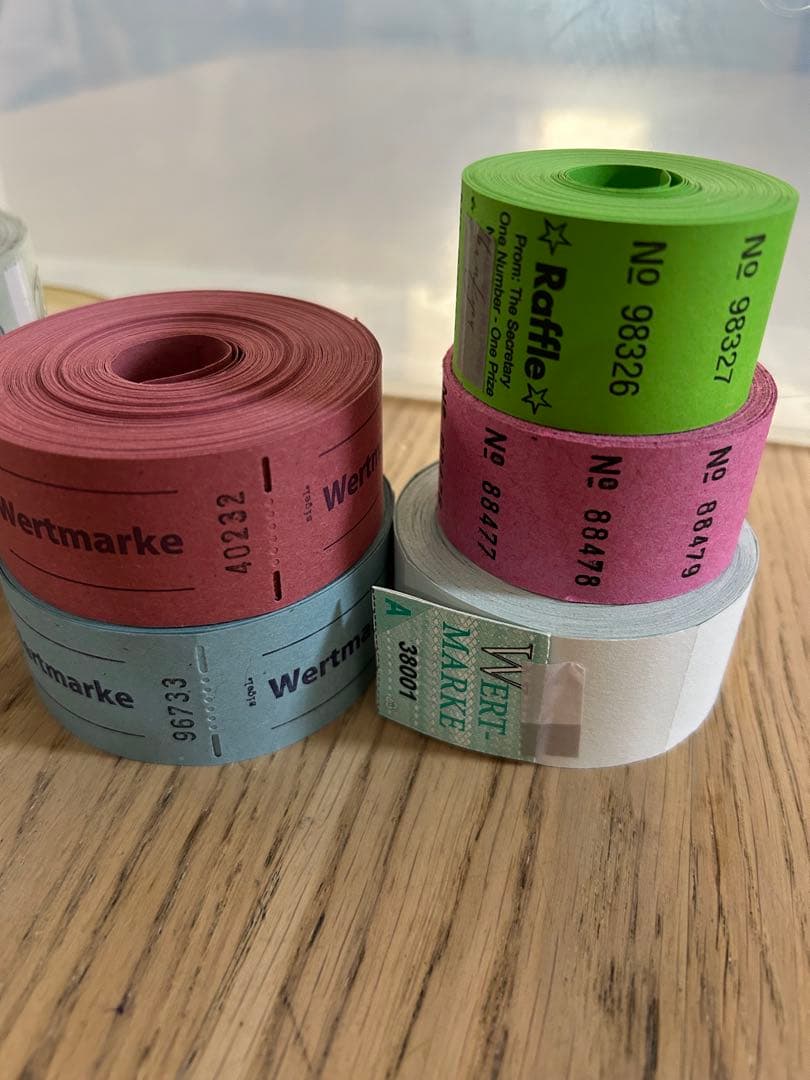 ロールチケット　8ロールセット