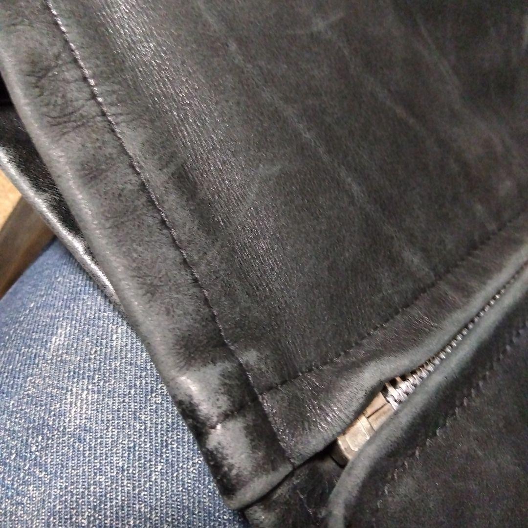 34inch アメリカ製 Schott シングルライダースジャケット