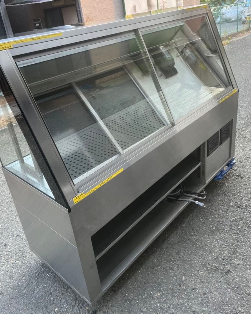 希少 特注品 美品 対面ホットショーケース 三相 200V 照明/単相 100V