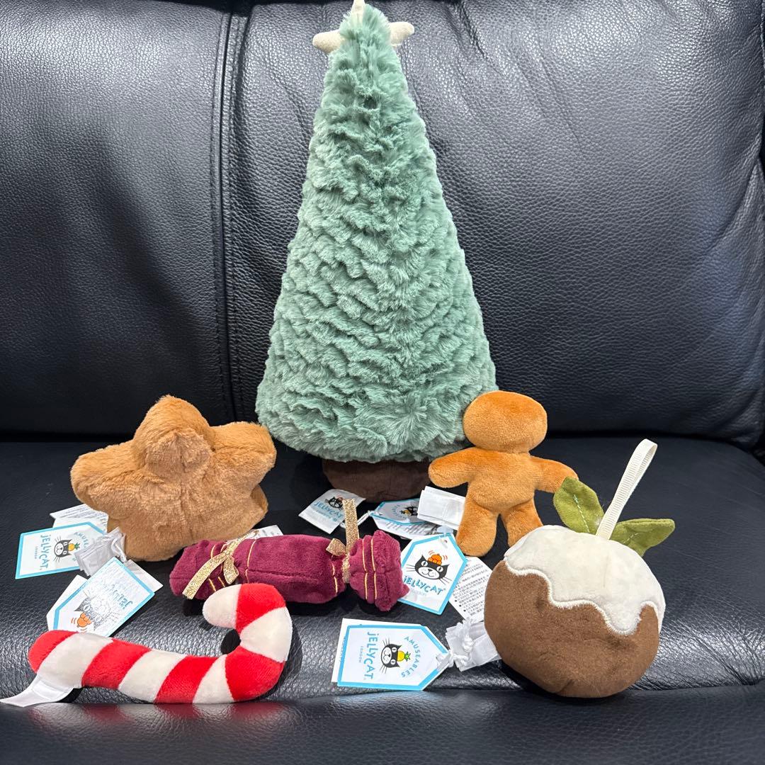  クリスマス6点　ぬいぐるみ　セット売り