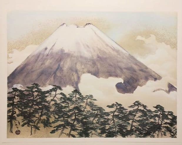 額装用画集有名日本画家富士12景 印刷です昭和52年毎日新聞社出版