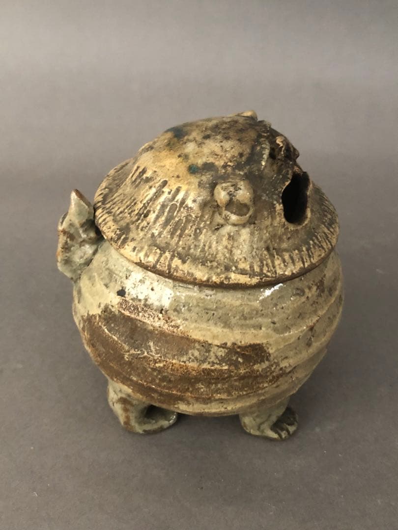 骨董　獅子の香炉　アンティーク