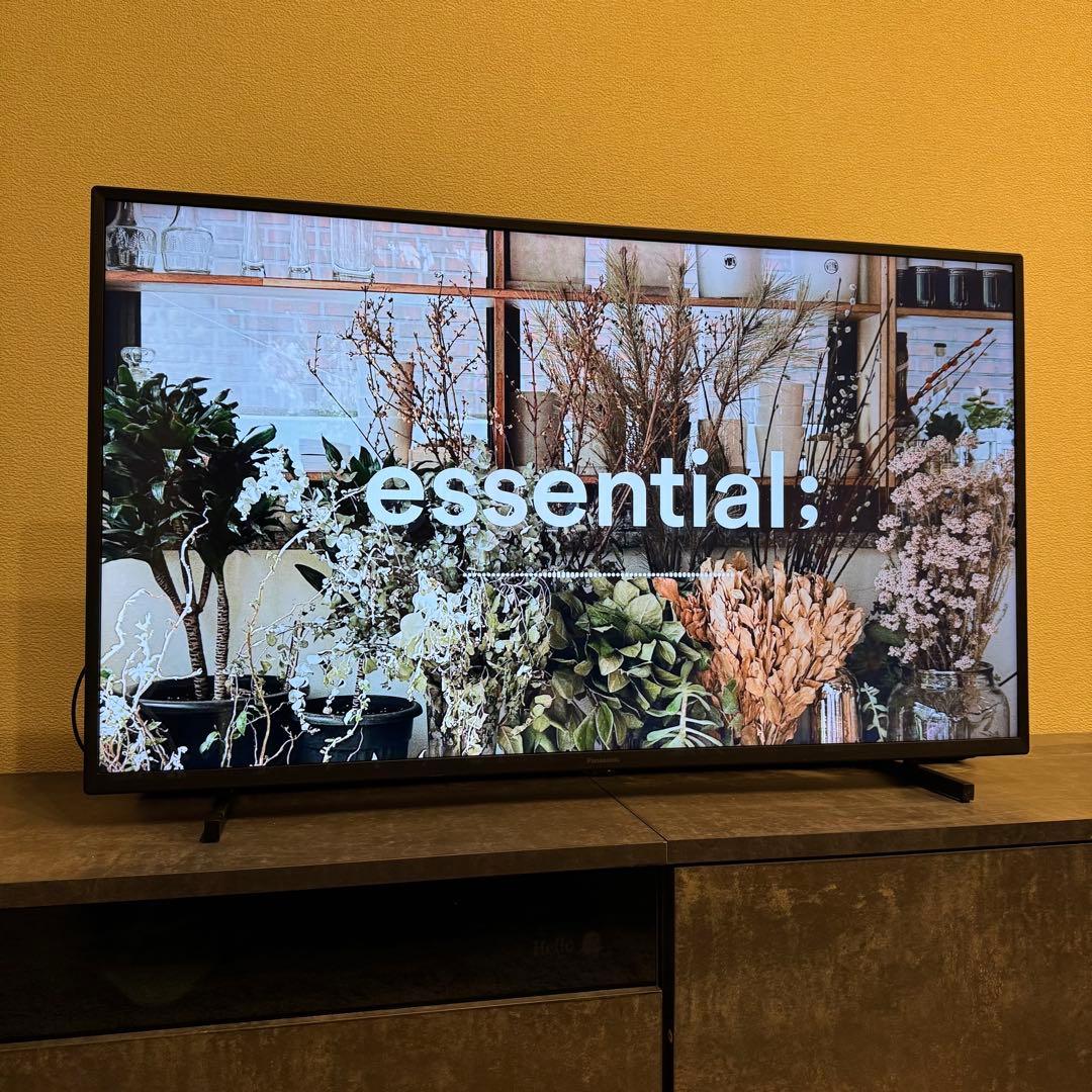 【超美品】Panasonic 40型4K液晶TV 2022年式 引取りで値引き可