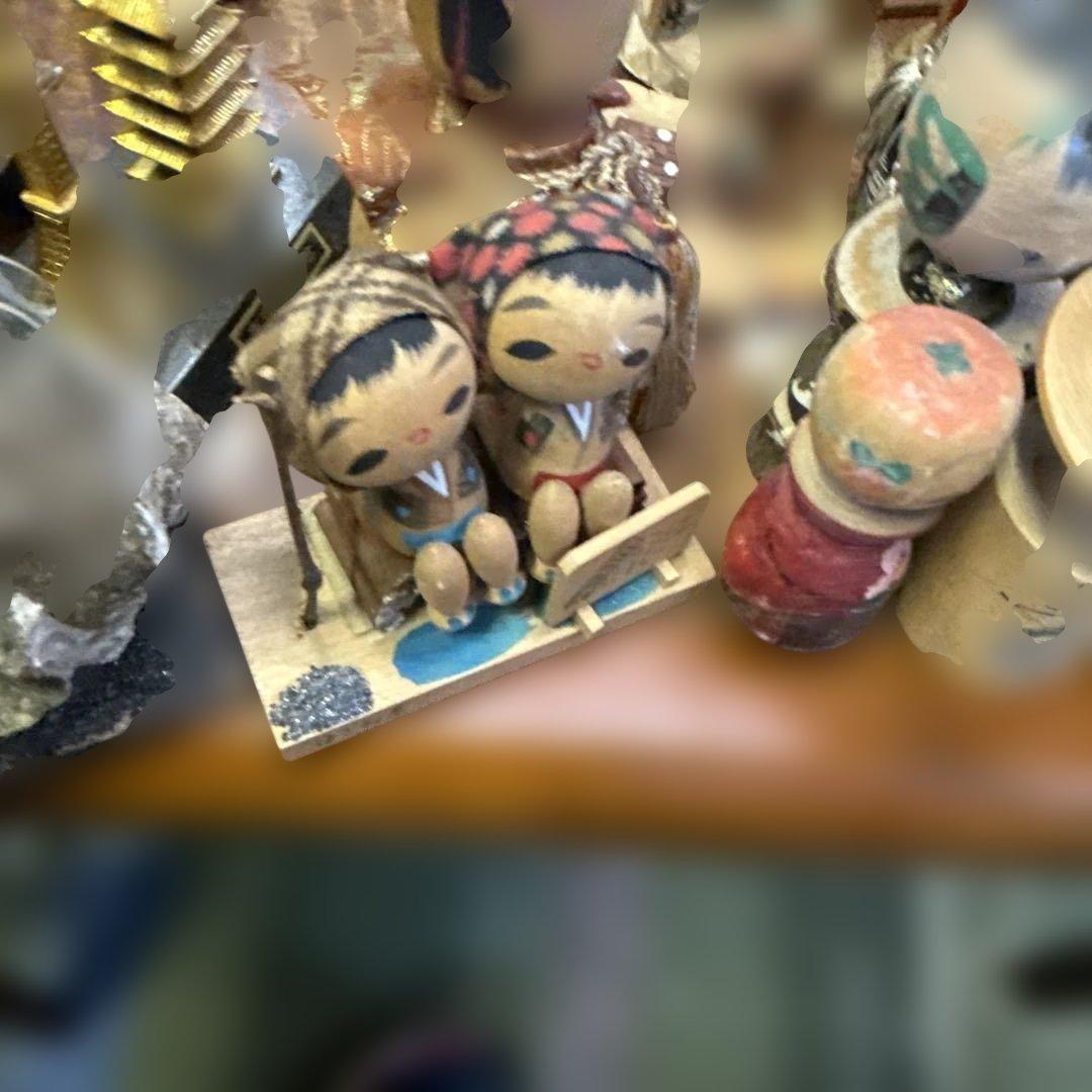 日本人形・こけし 1民芸品 ②和紙のお人形と ③もう一つのコケシのまとめ