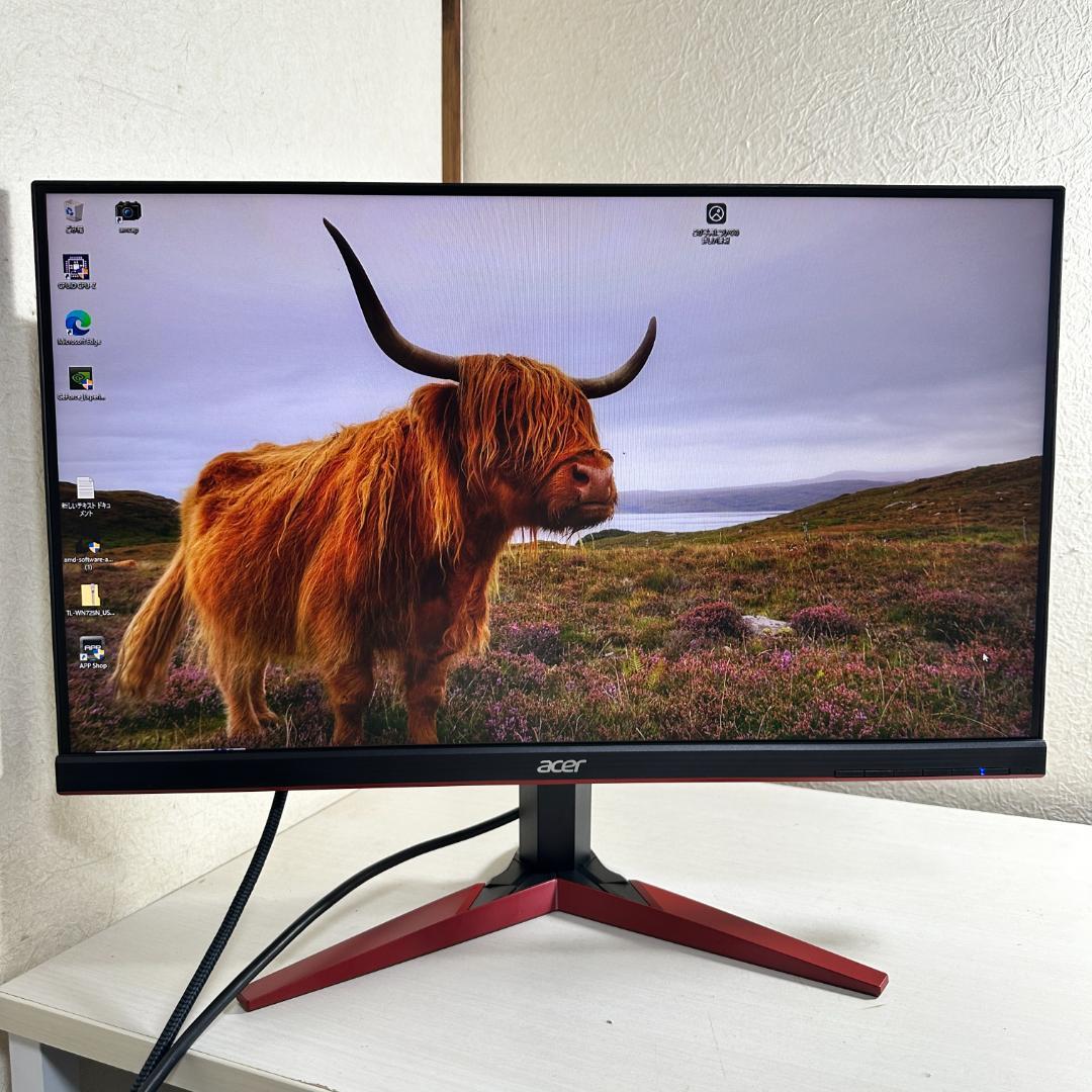 最終値下げ　acer 240Hz対応 24.5インチ ゲーミングモニター