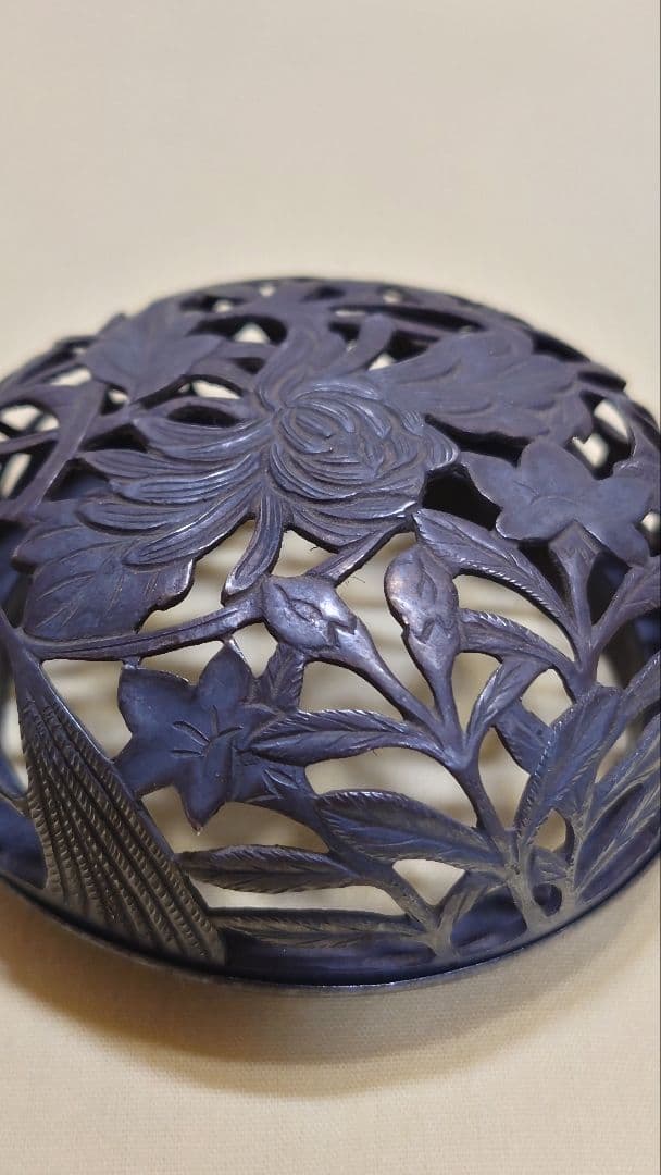 香炉　純銀火屋