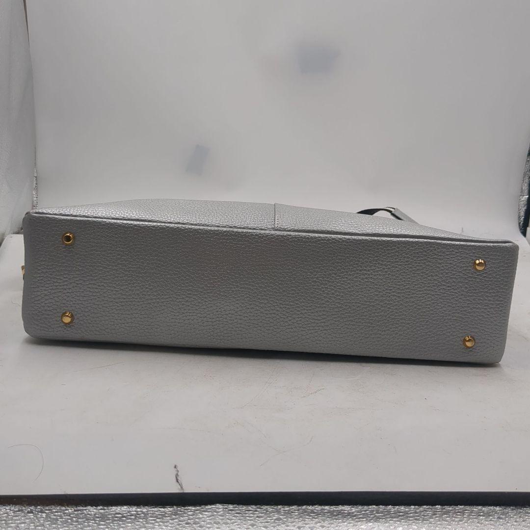 未使用級　ATAO 2way ショルダーバッグ エルヴィ シルバー　大きいサイズ