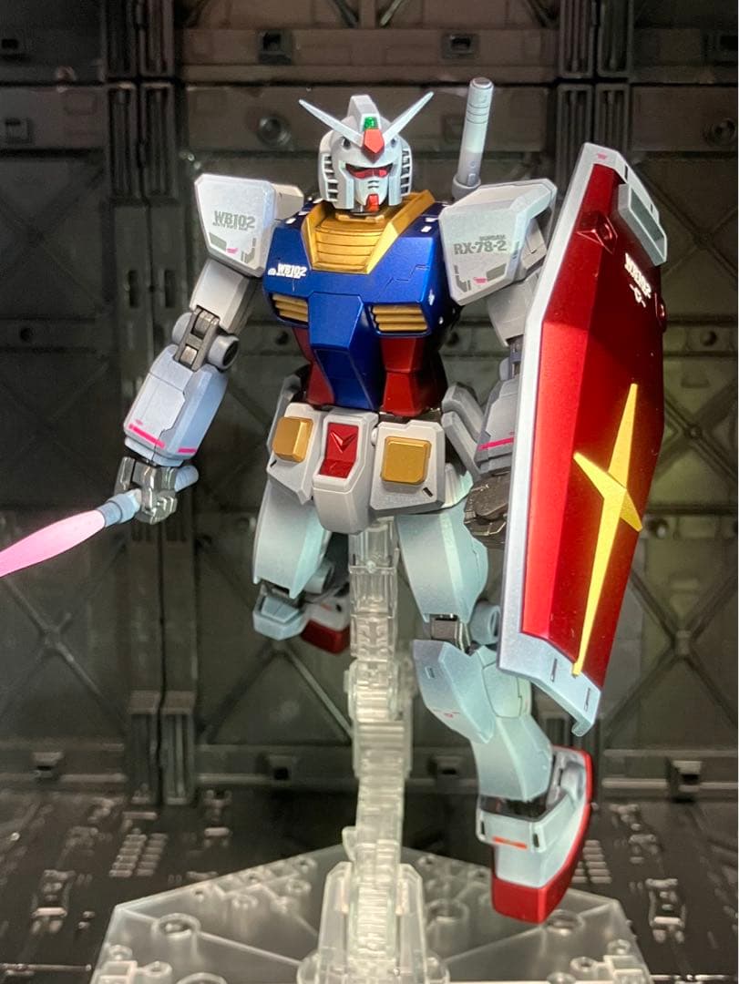 HG RX78-2ガンダム全塗装完成品　おまけ付き