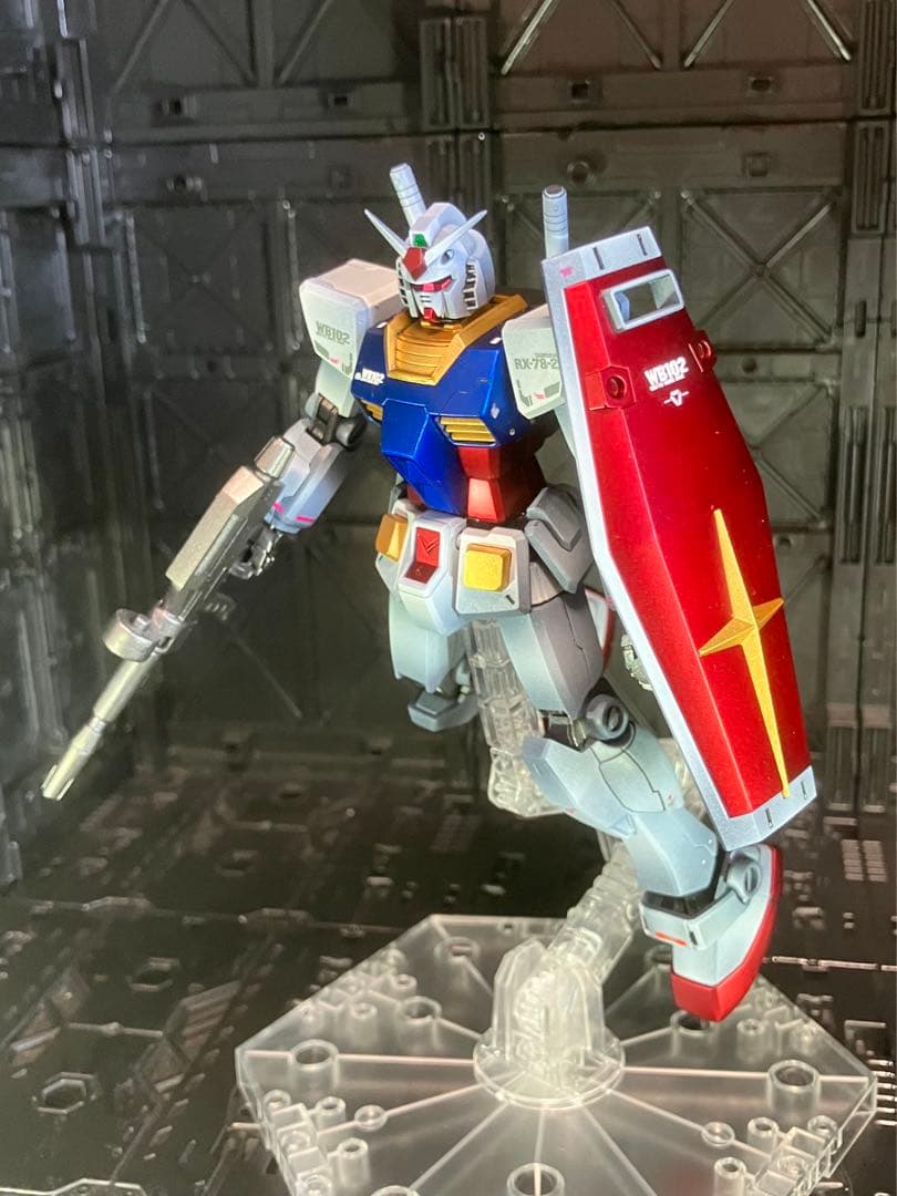 HG RX78-2ガンダム全塗装完成品　おまけ付き