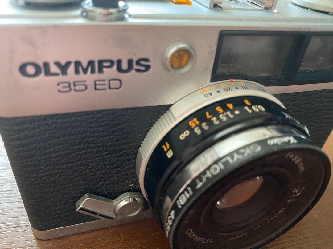 【ジャンク品】OLYMPUS 35ED 43.5mm フィルムカメラ レンズ付き