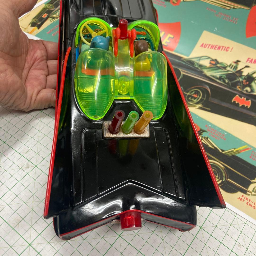 1960年代アオシン製の初期の珍しい黒の バットマンかー黒は！殆ど出てきません