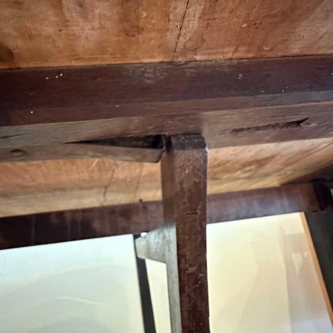 アンティーク　ワインテーブル　テイスティング　フランス　ヴィンテージ　ラウンド