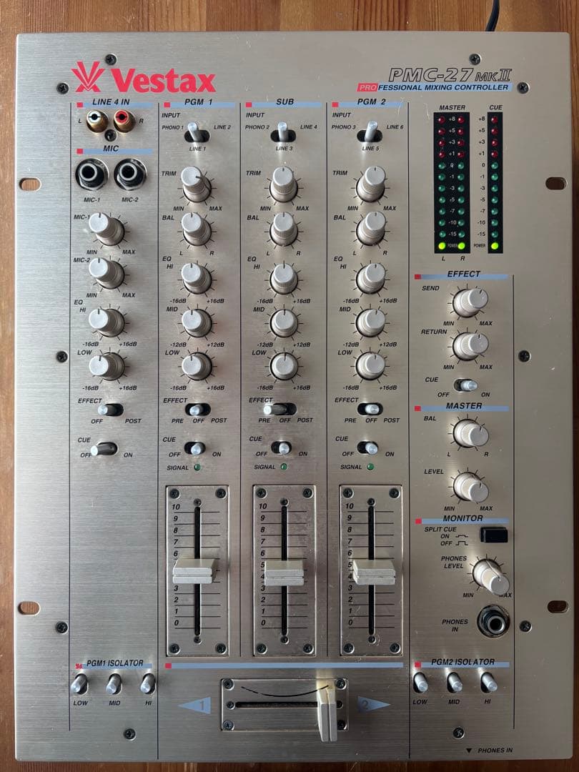 Vestax PMC-27 MKⅡ DJミキサー