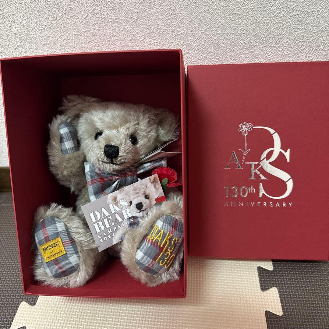 ダックス DAKS テディベア 非売品 130周年記念特別デザイン