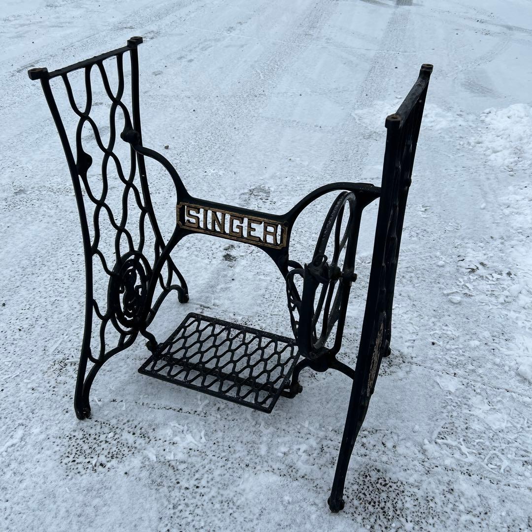 シンガー　網目ミシン脚　ミシン台　テーブル脚　アンティーク　レトロ　b15
