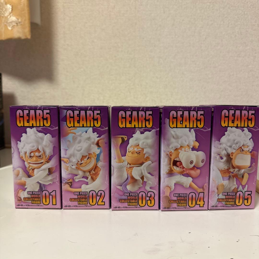 ONE PIECE GEAR5 フィギュアセット 01-05まとめ売り
