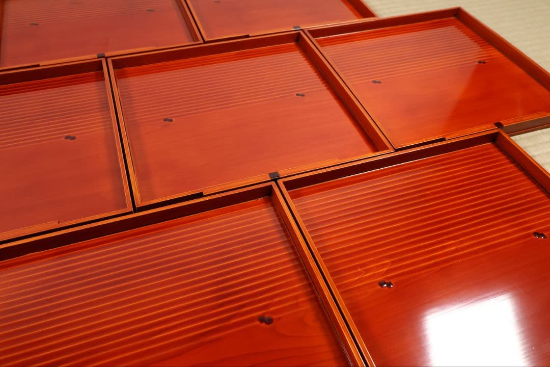 春慶塗 折敷 十客 26.6cm 会席 懐石 卓上 四方膳 木製【MB112】