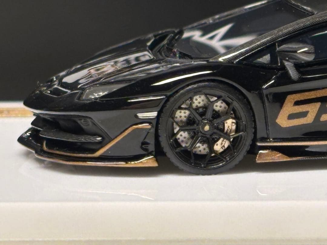 Tardis 1/64 ランボルギーニ アヴェンタドールsvj 63 ブラック