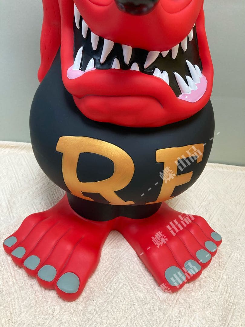 新品未使用 Rat Fink フィギュア ラットフィンク 赤色 巨大貯金箱