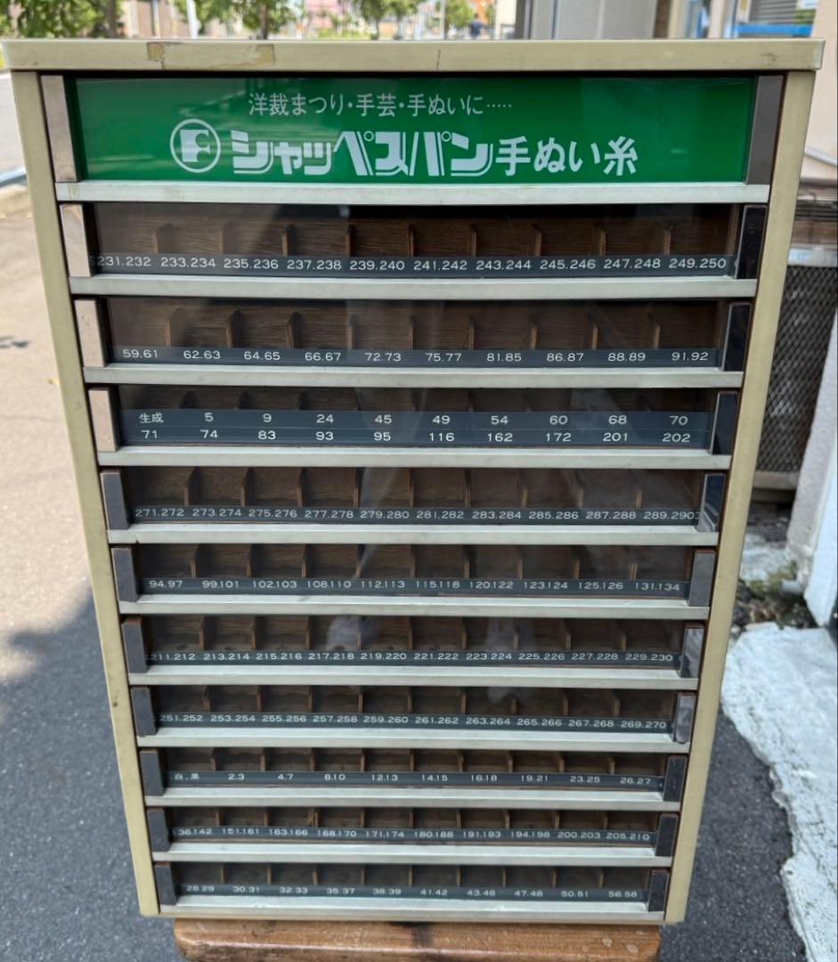 お値下げします　シャッぺスパン手ぬい糸　収納ボックス　収納ケース　10段