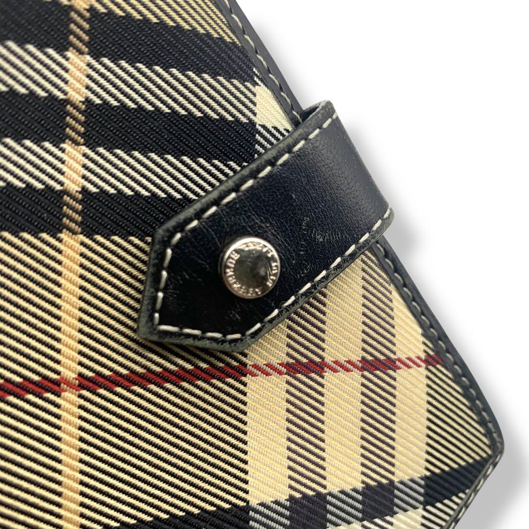 Burberry Blue Label チェック柄 二つ折り財布