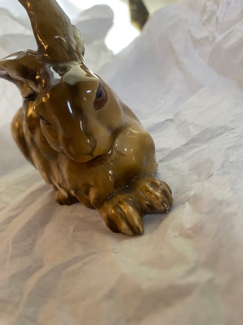 希少70sイタリアBepiTay作マジョリカ陶磁ウサギ・ジョゼッペ・タリアリオル