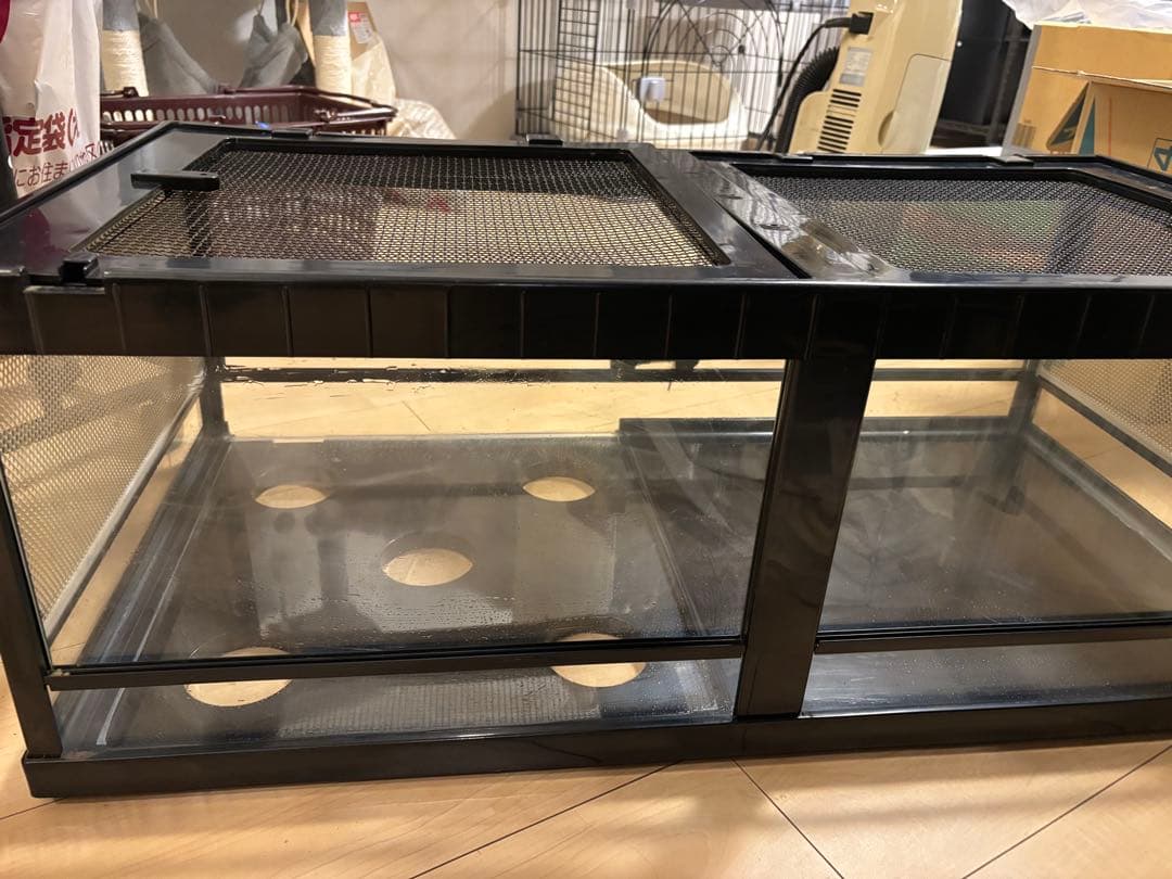 爬虫類 飼育ケージ みどり商会　ケースバイケース９０Lサイズ