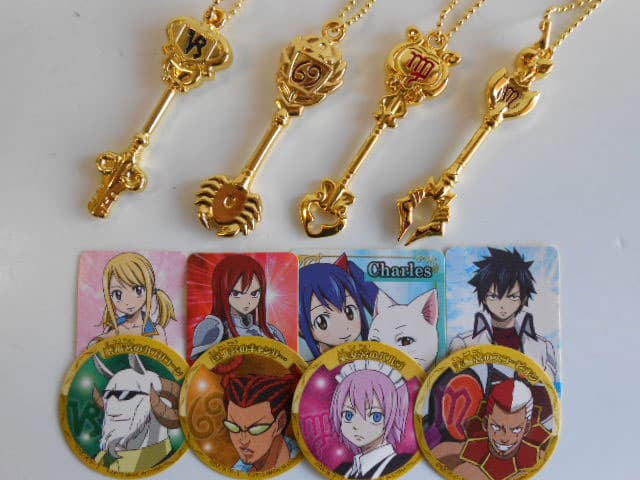♯Iyt14ALFAIRY TAIL星霊の鍵マスコットSPエディション8種