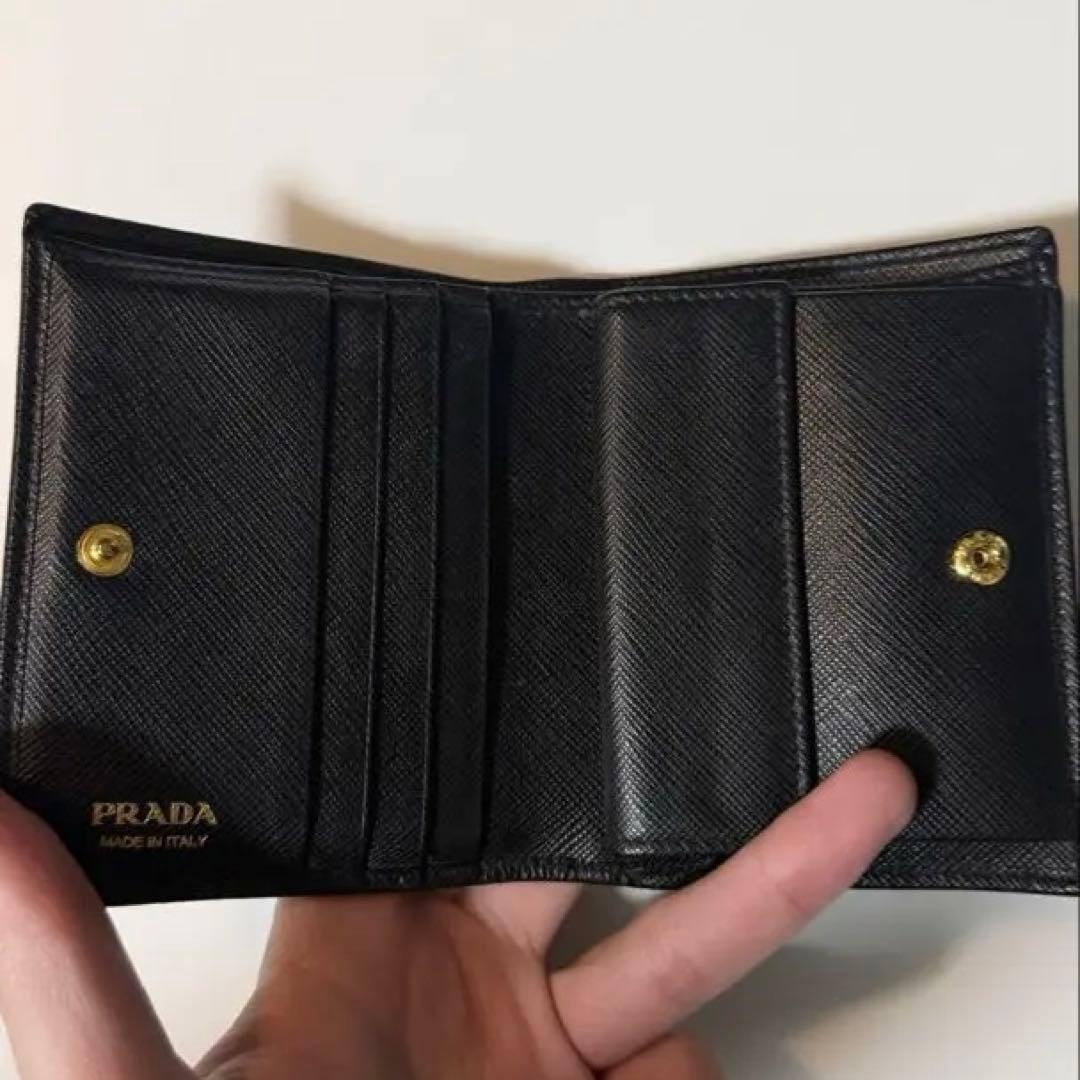 PRADA サフィアーノレザー 二つ折り財布 ウォレット