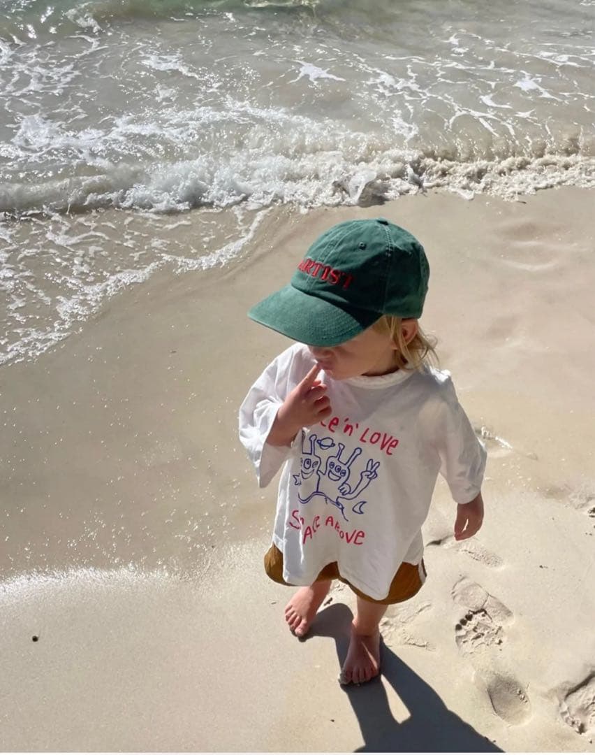 新品　未使用　ziggy zaza 帽子　ARTIST キャップ　キッズ