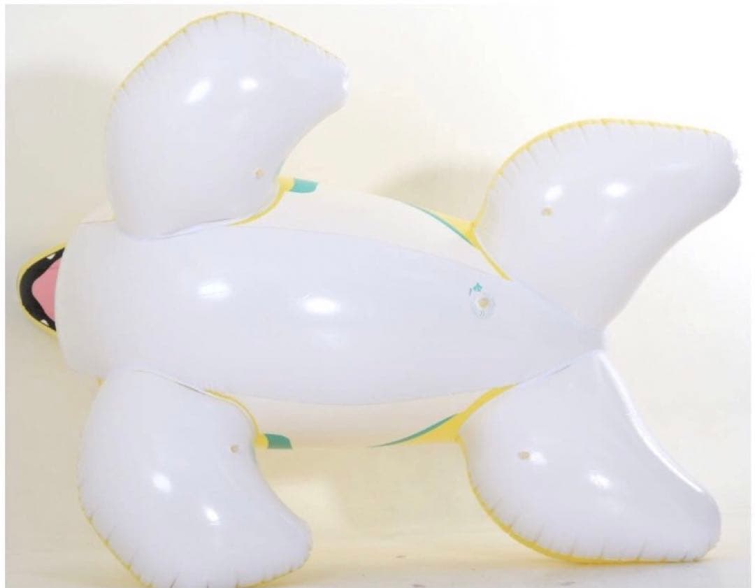 アザラシ　イエロー　ツヤあり　フロート　空気ビニール風船　浮き輪　レア　希少