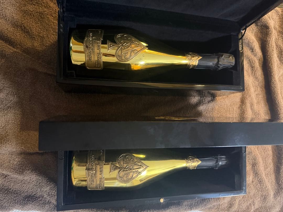 新品未開封 アルマンド ゴールド シャンパン 2本セット