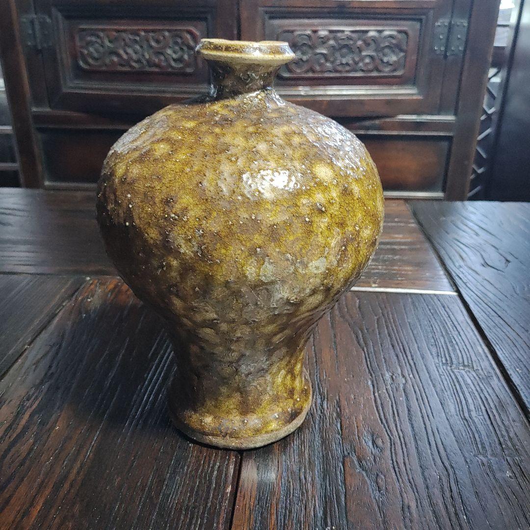 古瀬戸　永仁瓶子　時代不明 名家所蔵品　逸品