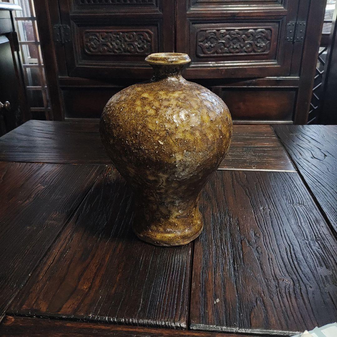 古瀬戸　永仁瓶子　時代不明 名家所蔵品　逸品