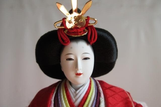 Ｔokara 吉徳大光　麗しいお顔の衣装着　びな　高級木胴